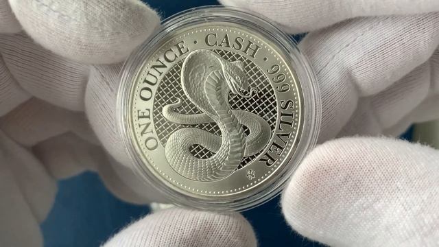 Инвестиционные монеты из серебра! Дикая природа Индии!