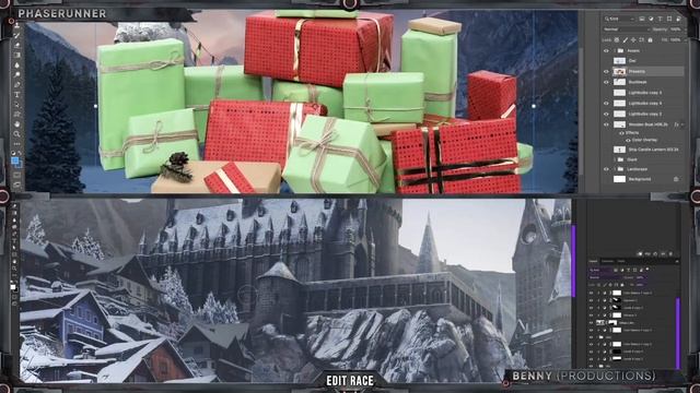 2 Digital Artists Use the SAME Images! (photoshop) | Edit Race S1E8 - Season Finale смотреть онлайн