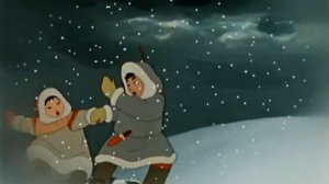 1956 год В яранге горит огонь