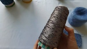 Узелковый люрекс с мохером - идеальное сочетание. Но почему такая разница в цене?