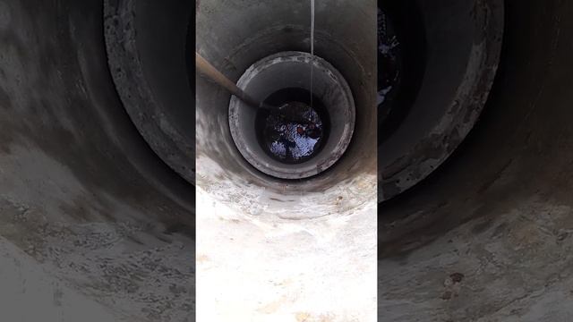 Приход воды в колодец. Углубление колодца. смотреть онлайн