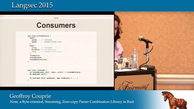 Nom, a Byte-oriented, Streaming, Zero-copy Parser Combinators Library in Rust смотреть онлайн