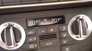 Audi Q3 (8U) A/C climate control zones sync