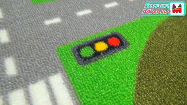 Про Машинки ► Гоночная трасса - Детский ковер - Трэк, Маша распаковка обзор ИГРА Ikea Lillabo смотреть онлайн