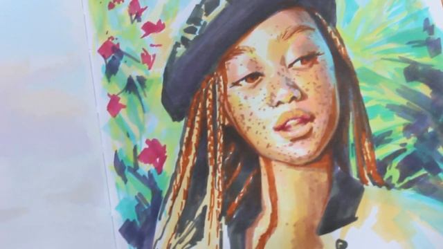 Обзор материалов SKETCHMARKER | маркеры, скетчбук и лайнеры смотреть онлайн