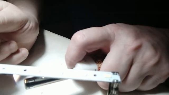 как перепаять смд светодиоды
