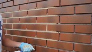 Quick-mix Затирка швов кирпичной кладки! grouting of brickwork!