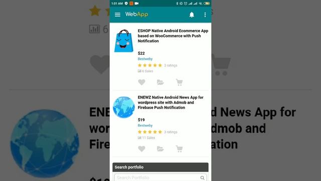 WEBAPP - Website to app with Admob and Push Notification Panel