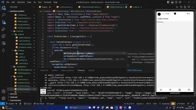 Build Modern E-Commerce App | Part 6 | Order Screen | React Native | Beginner Friendly | Expo смотреть онлайн