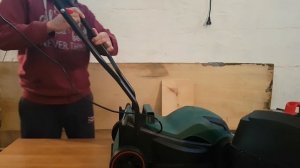 Parkside Electric Lawnmower PRM 1200 A1 UNBOXING REVIEW