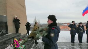 Торжественный митинг к дню освобождения г Шахты от фашистов