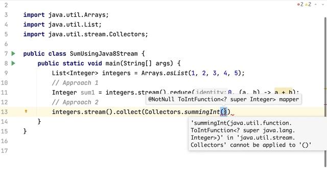 How to sum a list of integers with java streams? | How to sum all the stream integers in tamil смотреть онлайн