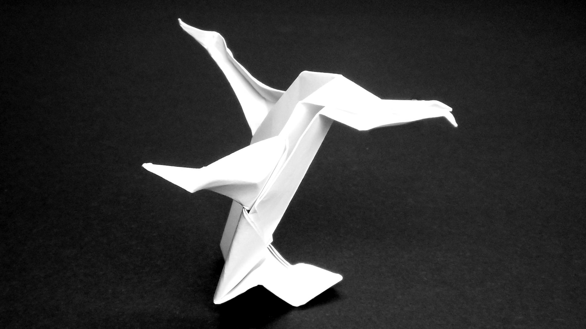 Как сделать Привидение из бумаги без клея | Оригами Призрак своими руками для детей из одного листа