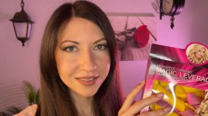 АСМР Укладка волос на бигуди  близкий шепот  ASMR Hairstyle