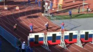 100 метров финал Сидоренко Клвана