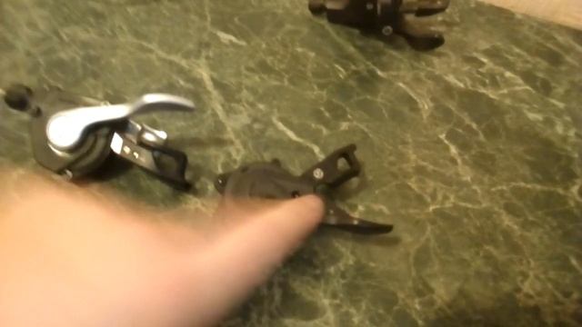 Различия манеток Shimano XT-SLX-Deore-Alivio шифтеры разница смотреть онлайн