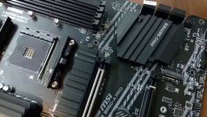 Материнская плата MSI B550-A PRO.  DDR4 4400 МГц  AM4  ATX. Распаковка...