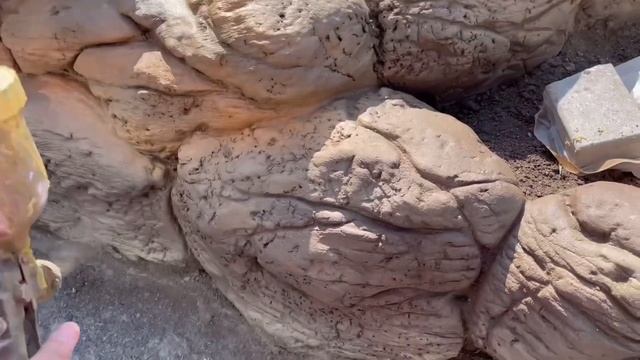 Как покрасить цветник-клумбу из Арт бетона.☝️Сможет каждый.