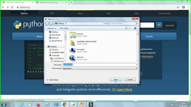 XI_PYTHON_INSTALL:Installing python||using python IDLE