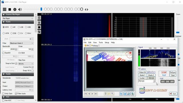 05.08.2020,  [2m], МКС, декодирование SSTV изображения 4.