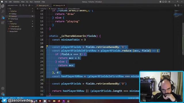 CodeKata - Tic Tac Toe 2/2 смотреть онлайн