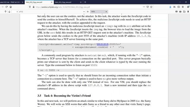 ITS 450 - Cross Site Scripting lab смотреть онлайн