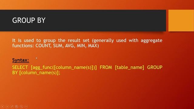 3  SQL - General SQL Commands