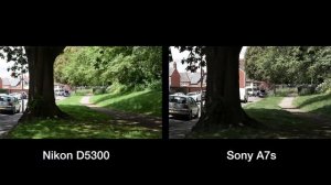 Nikon D5300 vs Sony A7s — Video Test