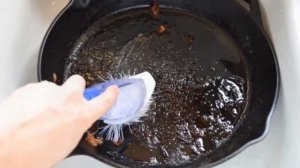 Как очистить сковородку, не хитрый совет