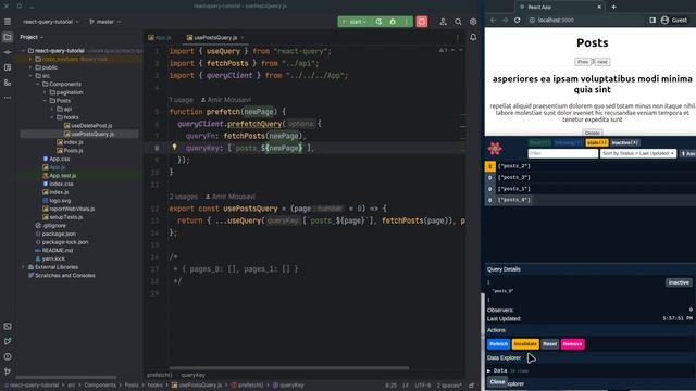 React Query - DevTools смотреть онлайн