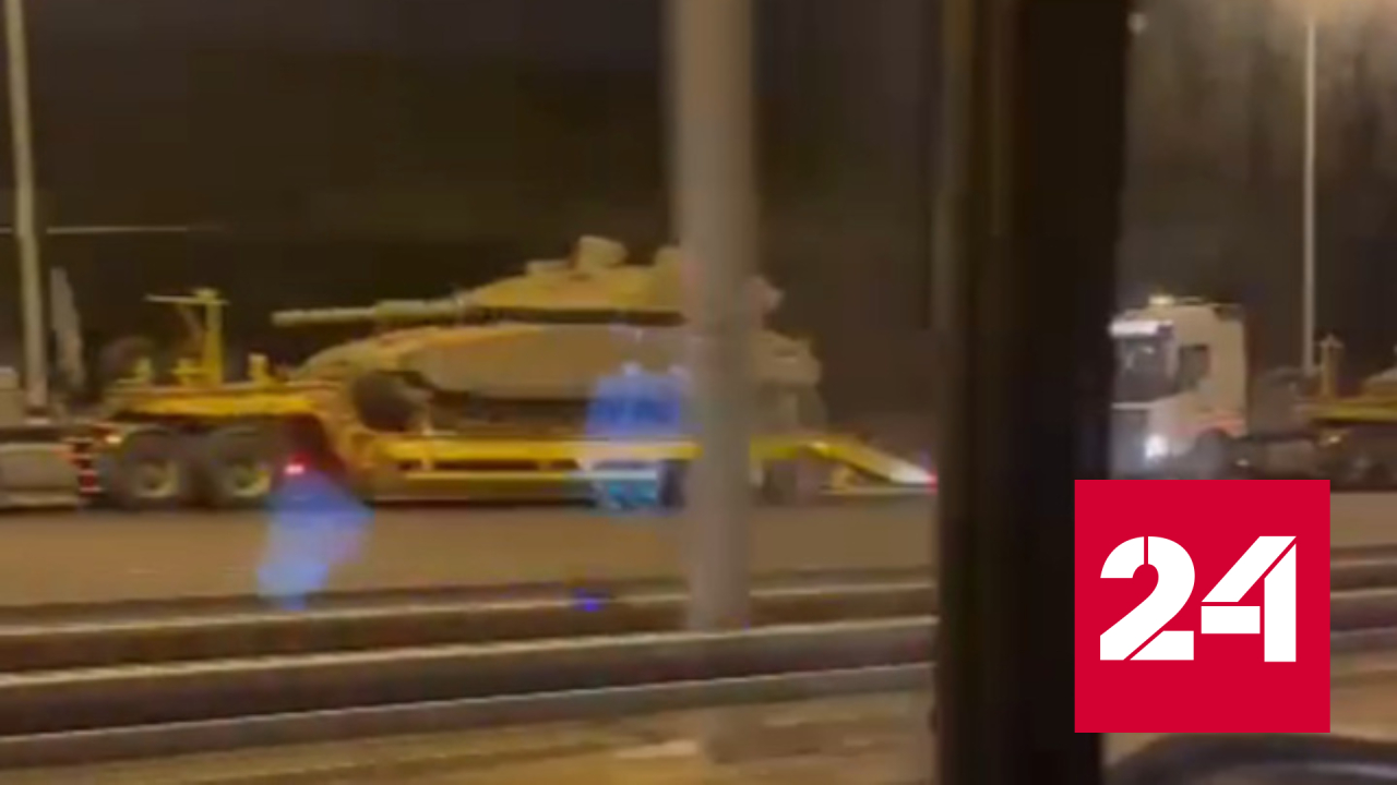 Израильтяне показали кадры переброски военной техники - Россия 24