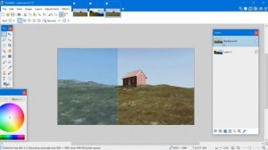 How to Blend 2 Pictures in Paint.net