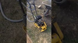 Виброплита champion  PC 5332F часть 2. Результат работы.