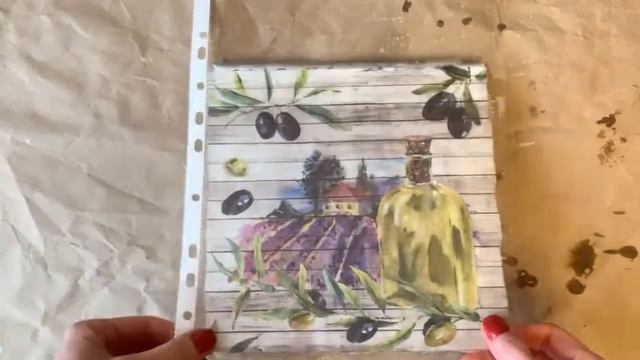 Декор для кухни в стиле прованс / Декор стеклянной банки / Доска для подачи / DIY