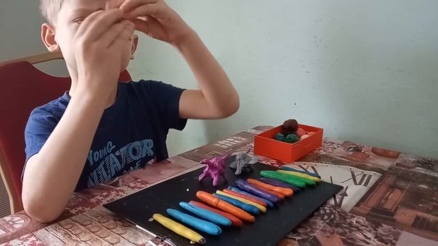 лепка динозавров смотреть онлайн