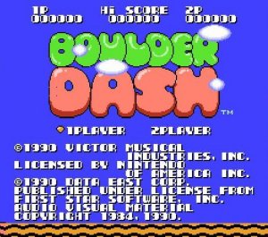 Прохождение игры  Boulder Dash  NES/DENDY