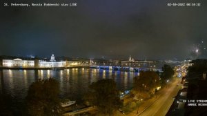 Фейерверк на Дворцовой набережной Санкт-Петербург 2 октября 2022 Firework St.Petersburg Russia