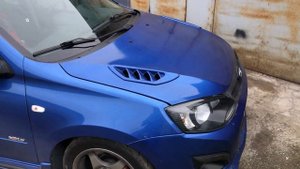 Капот в стиле JDM на Лада Калина. Уменьшаем температуру подкапотного пространства. LADA Kalina NFR.