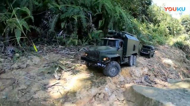 Военный УРАЛ на радиоуправлении