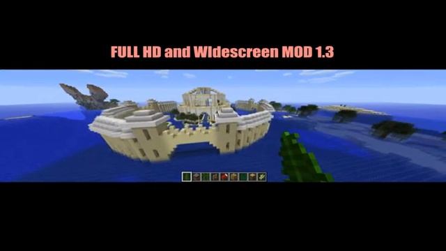 Minecraft HD widescreen mod 1.4 смотреть онлайн