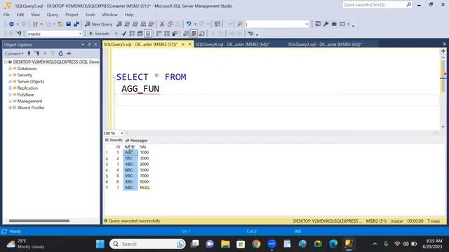 SQL AGGREGATE Function | SQL Tutorial | Explain with interview questions | #sqlserver