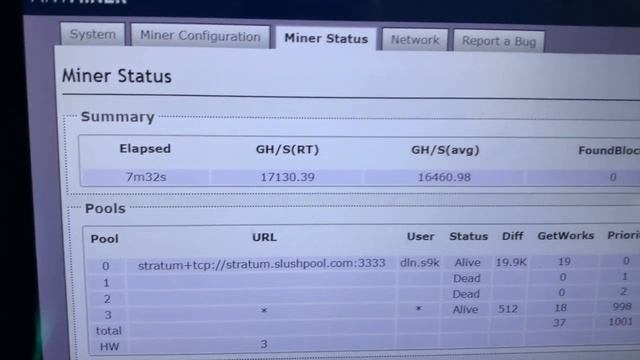Обзор прошивки для AntMiner S9k от MSKMINER