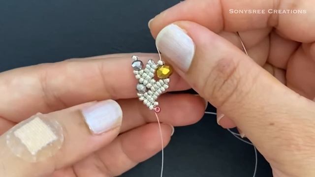 Crystal Vine Necklace || How to make Beaded Necklace