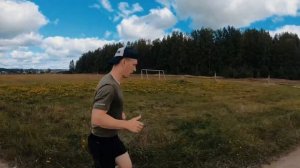 Интервалы 2x5мин на стадионе.Интервальный бег
