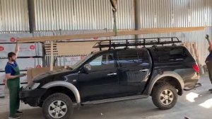 Тест драйв экспедиционного багажника MITSUBISHI L200