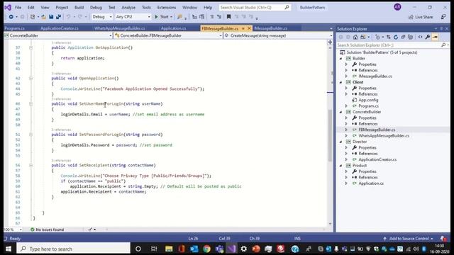 Builder Design Pattern