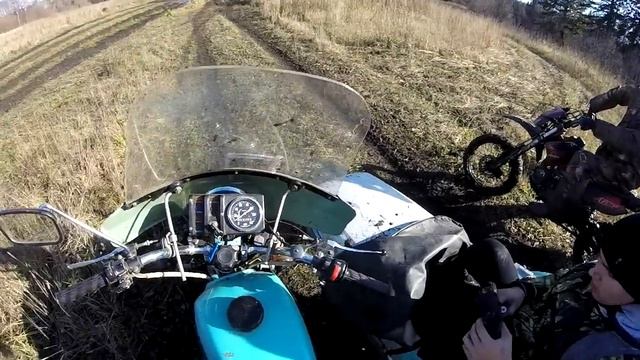 OFF-ROAD на мотоциклах (иж юпитер 4, irbis ttr 125r и мопед suzuki ran) смотреть онлайн