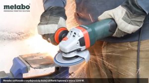 TEST SZLIFIERKI KĄTOWEJ METABO WEPBA 17-125 QUICK