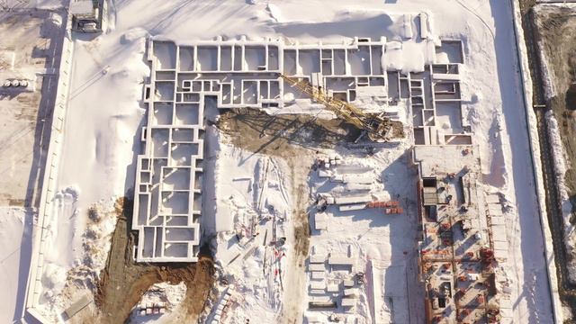 Облетка ЖК "Северная корона". Февраль 2019 год. смотреть онлайн