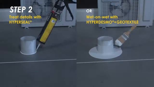 Concrete roof waterproofing system HYPERDESMO® смотреть онлайн